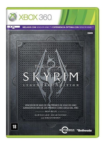 Edición legendaria de The Elder Scrolls V Skyrim Xbox 360