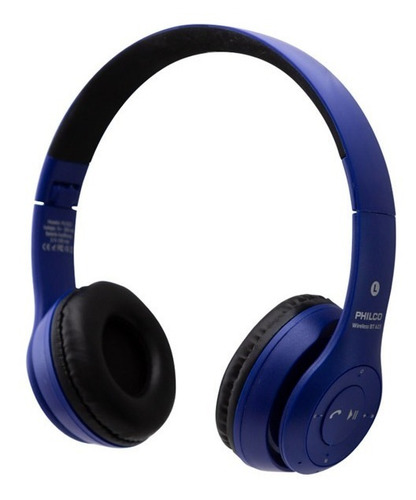 Audífono Philco Bluetooth Plc623 Mp3 Azul Fj