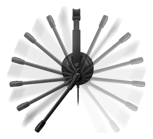 Audífonos Estéreo Usb Con Cable Aluratek Con Micrófono Con