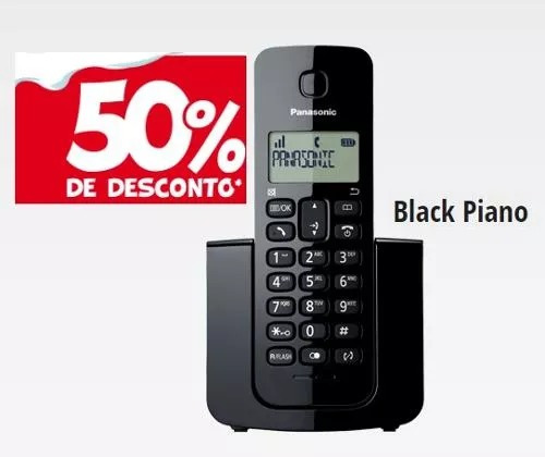 Telefone Sem Fio Panasonic Id De Chamadas Kx-tgb110lbb