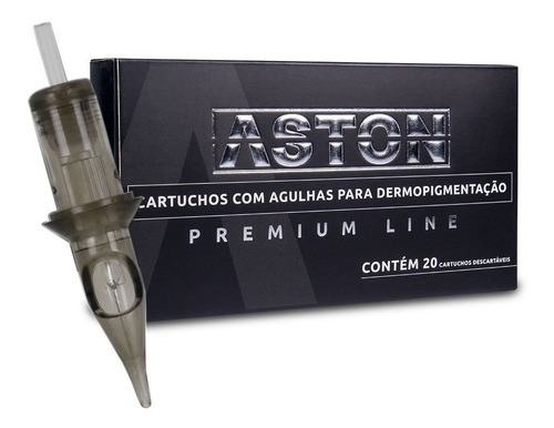 20 Unidades Cartuchos Premium Aston Rl Para Tatuagem Tattoo 