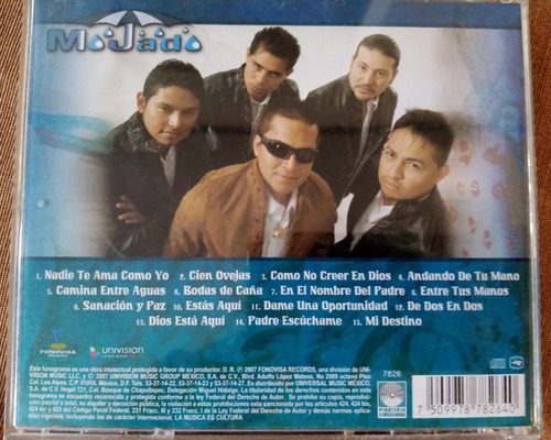 Cd Del Grupo Mojado - Andando En Tus Manos Más Un Cd Gratis (Usado)
