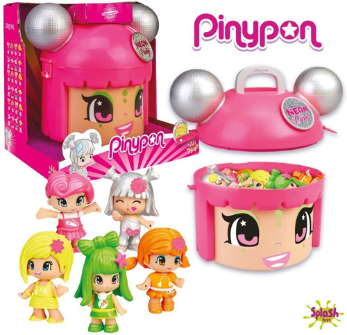 Pinypon Mix Is Max Cabeza Cubo Party Neon Especial Muñecas