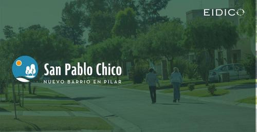 Hermoso Lote En Venta En Barrio San Pablo Chico, Pilar.