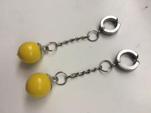 TWINKLE Brincos De Pressão Para Cosplay Amarelo Zoro Potara Takerlama  Dragonball