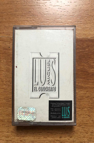 Luis Miguel El Concierto Cassette 1995