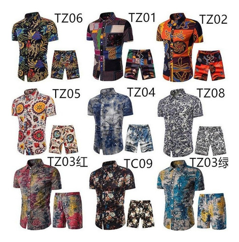 Ropa Casual Ropa De Playa Pieza Hombres Conjuntos