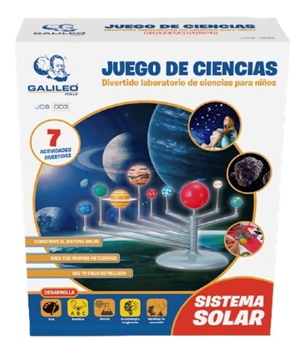 Imagen 1 de 4 de Galileo Juego De Ciencias Galileo Sistema Solar Jc-003