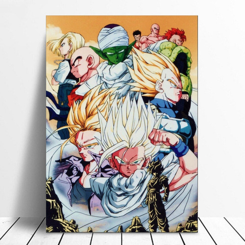 Cuadro Decorativo Saga Androides Dragon Ball Z Anime 40x60cm
