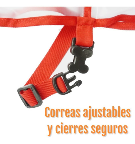 Imagen 5 de 6 de Capa Perro O Gato Lluvia 100% Impermeable Talla S Cómoda