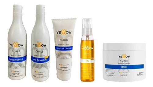 Kit Completo Yellow Curls  Rizos - g a $102