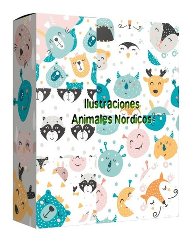 Kit Vectores Ilustraciones Animales Nórdicos Png- Svg Y Eps