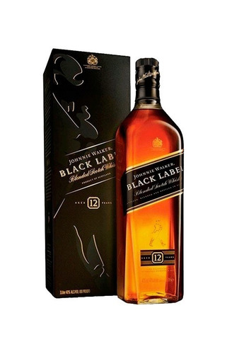 Imagen 2 de 5 de Johnnie Walker Black Label X Litro