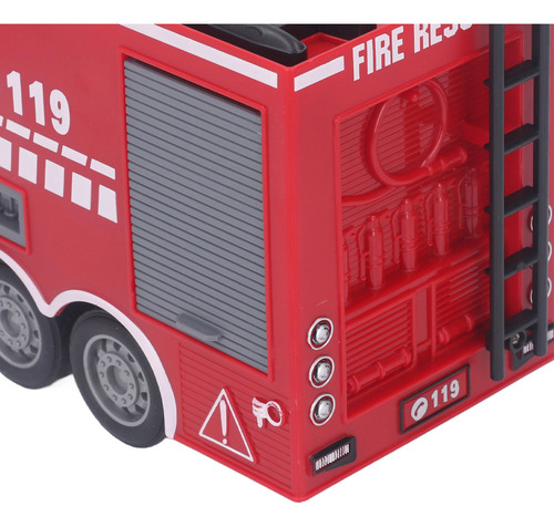Camión De Rescate Rc Fire Rescue, Juego Interactivo, Confiab