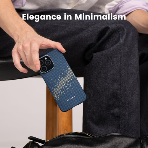 Capa De Telefone Pitaka Para iPhone 16 Pro Compatível Com Ma