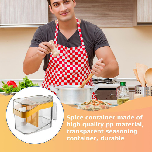 Caja De Condimentos Con Cuchara Tarros De Condimentos Conten