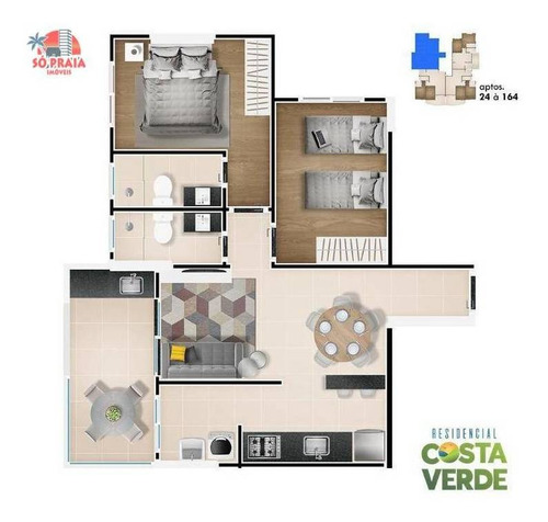 Imagem 5 de 19 de Apartamento Com 2 Dormitórios À Venda, 80 M² Por R$ 374.000,00 - Vila Atlântica - Mongaguá/sp - Ap2634
