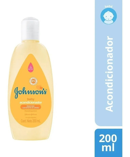 Acondicionador Johnson's Baby Crema Enjuague Niños 200ml 