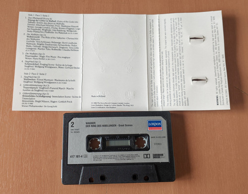 Wagner - Der Ring Des Nibelungen (great Scenes) Cassette Estándar (Usado)