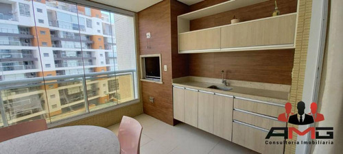 Apartamento Com 4 Dormitórios À Venda, 140 M² Por R$ 2.700.000,00 - Riviera - Módulo 8 - Bertioga/sp - Ap1173