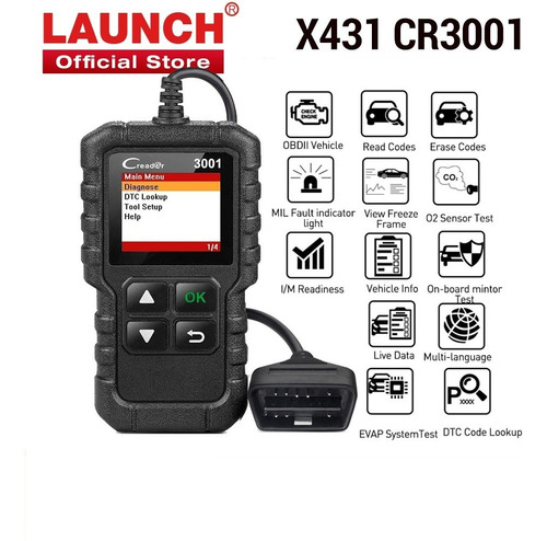 Imagen 2 de 8 de X431 Cr3001 Escaner Profesional Obd2 Diagnóstico Automotriz