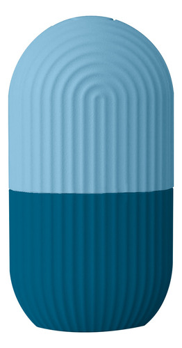 Rodillo De Silicón Para Masaje Facial Con Hielo Diler Reutilizable Y Suave Ideal Para Cerrar Poros Reducir Inflamación Y Refrescar La Piel Uso Diario En Rutina De Skincare Color Azul
