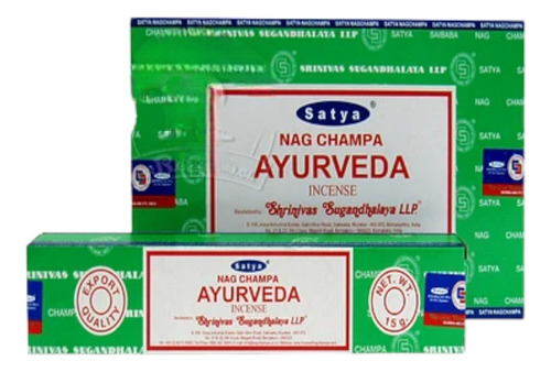 Incienso Satya Nag Champa  Ayurveda 