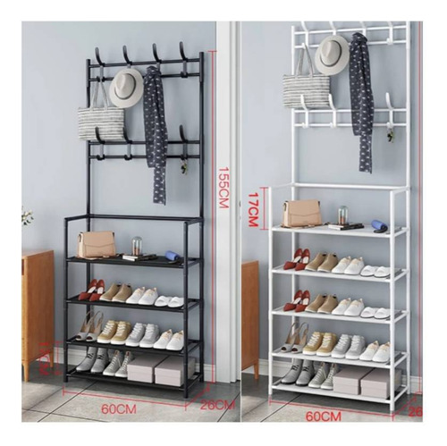 Perchero Rack Colgar 60 Cms Organizador Ropa Hogar Showroom