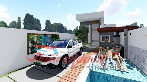 Casa Padrão Viverde E Alfaville No Costazul, A 100 Mt² Da Pr