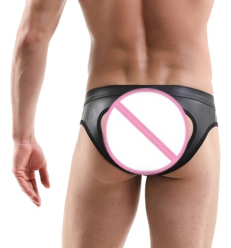 Calzoncillos De Hombre Con Cadena De Piel Lacada De Imitació