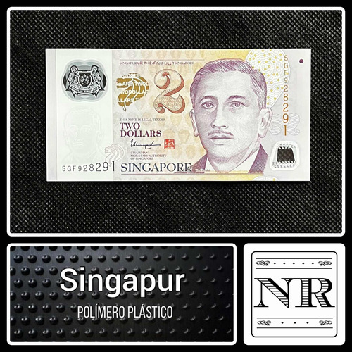 Singapur - 2 Dollars - Año 2015 - P #46 - Polímero
