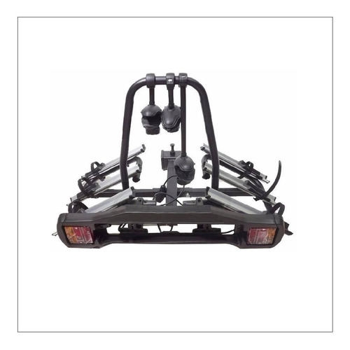 Imagem 3 de 6 de Transbike Suporte Rack P/engate Para 3 Bike C/sinalização