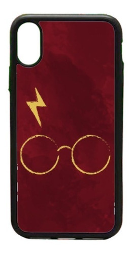Imagen 1 de 1 de Funda iPhone 5 6 7 8 Plus X Xr Xs Max 11 Harry Potter Rojo