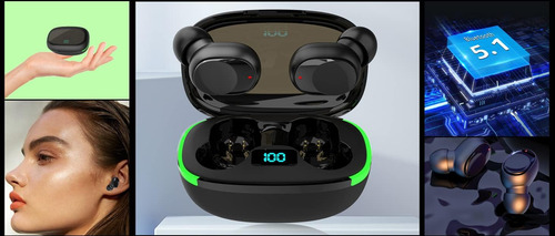 Audifonos Inalambricos,audífonos Bluetooth Con Función Carga
