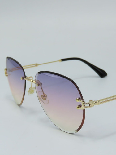 Óculos De Sol Feminino Presentegod Osf-21 Haste Roxo Desenho Roxoc5