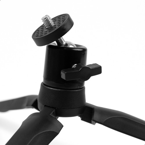 Luminaria Ring Light Luz Estudio Profissional Com Tripé De Mesa Luz Branco Frio Neutro Quente Casa Attract 4x4sc