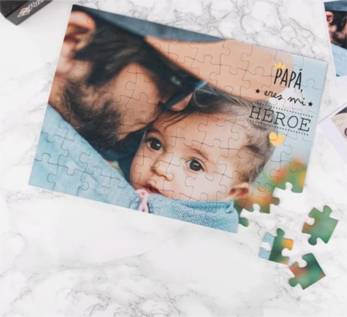 Puzzle De 80 Piezas Regalo Personalizado Día Del Padre Papá