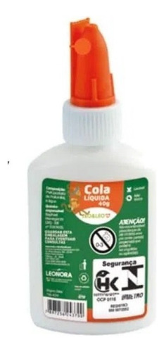 Cola Líquida Branca Escolar 40g Leoeleo