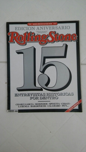 Revista Rolling Stone 15 Aniversario Abril 2013