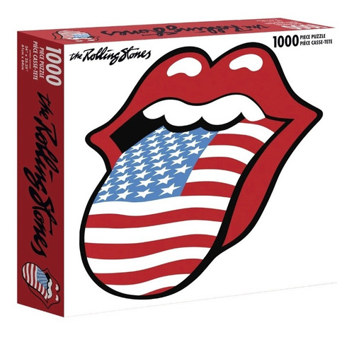 Rolling Stones Usa Flag Rompecabezas 1000 Piezas Road Crates