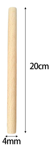 50 Uds. Palos De Madera Sin Pintar, Palitos De Madera Para