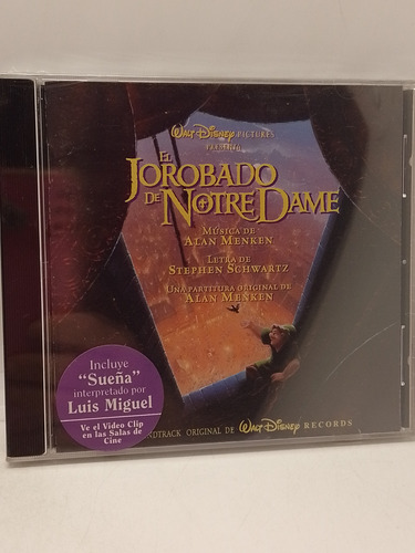 El Jorobado De Notre Dame Ost Cd Nuevo 