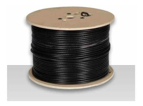 Cable Coaxial Rg6 Con Alambre Central D Acero Cobrizado 500m