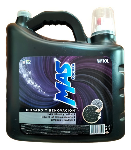 Detergente Para Ropa LĂquido Henkel Mas Color Oscura Botella