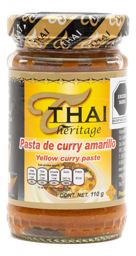 Pasta Thai Heritage de Curry Amarillo 110g