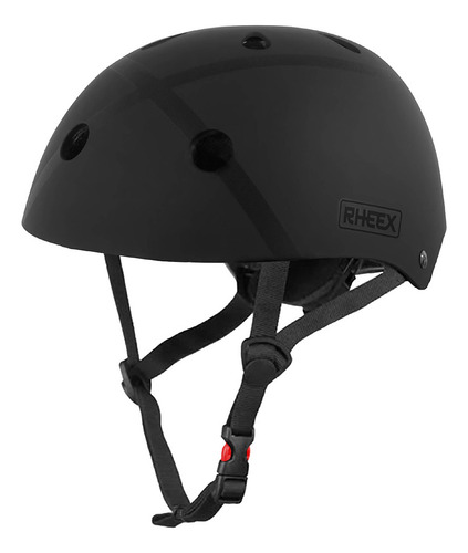 Casco Regulable Versatil Certificado Para Bici Skate Rollers Negro L RHEEX UX100