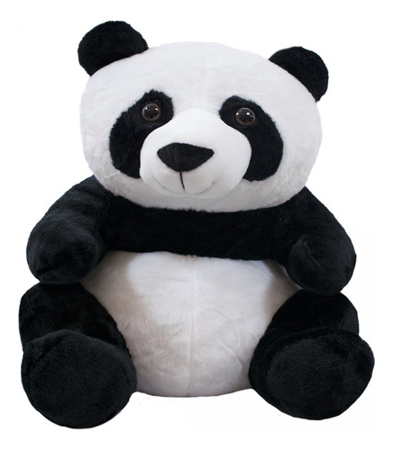 Pelúcia Urso Panda Sentado 45 Cm Lindo E Realista Fofy Toys