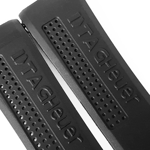Extensible Negro 24mm Logo Horizontal Compatible Tag Heuer