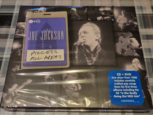 Joe Jackson - Access All Áreas- Cd/dvd  Nuevo Cerrado Imp 