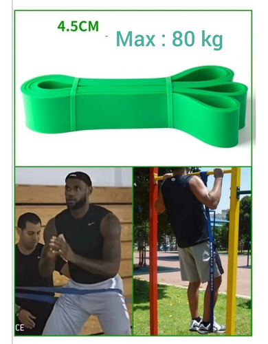 Imagen 3 de 4 de Bandas Ligas Elástica De Resistencia Crossfit 1m X 4.5cm